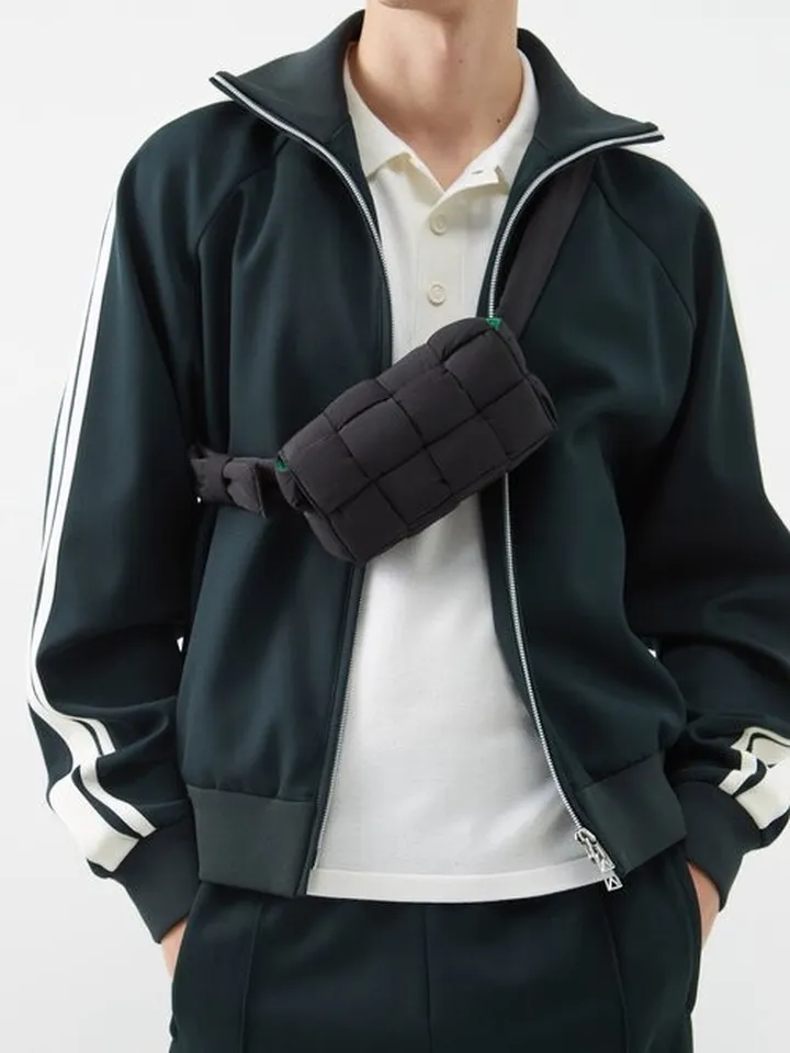 Cassette Mini Intrecciato Shell Cross-body Bag