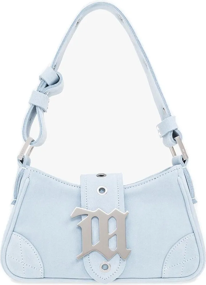 Misbhv Vintage-Effect Hobo Shoulder Bag