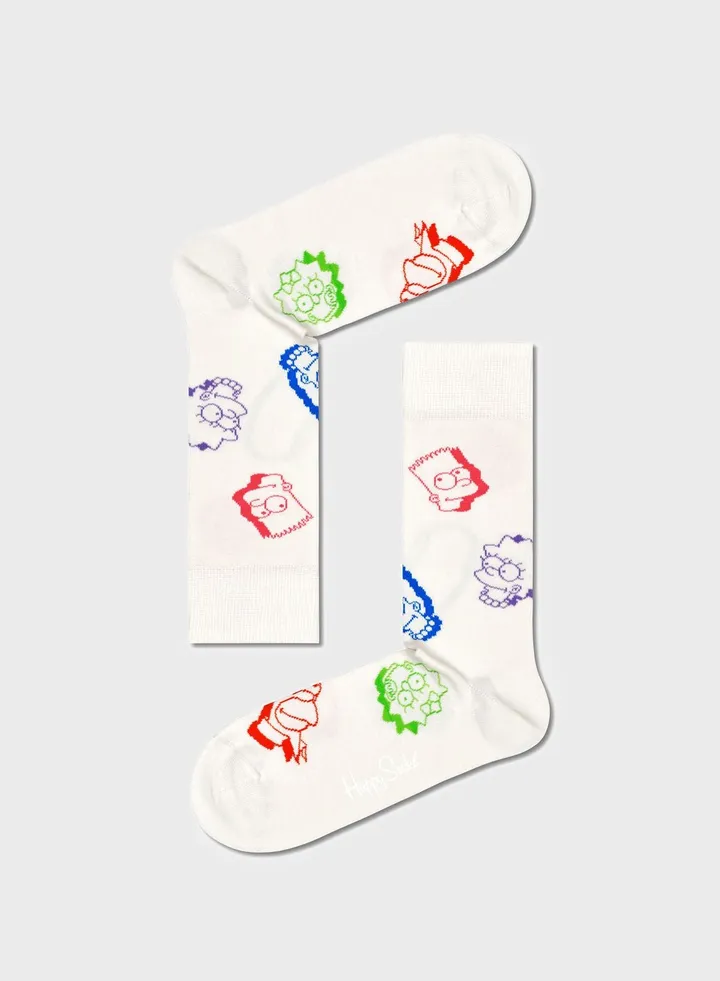 Embroidered Crew Sock