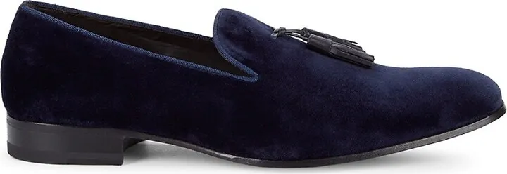 Velvet Tassel Loafers