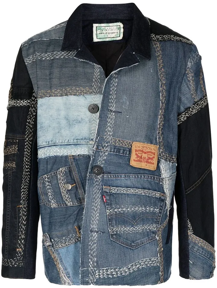 Max patchwork denim jacket