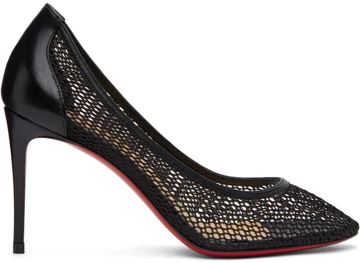 Christian Louboutin Black Filomena 85 Heels