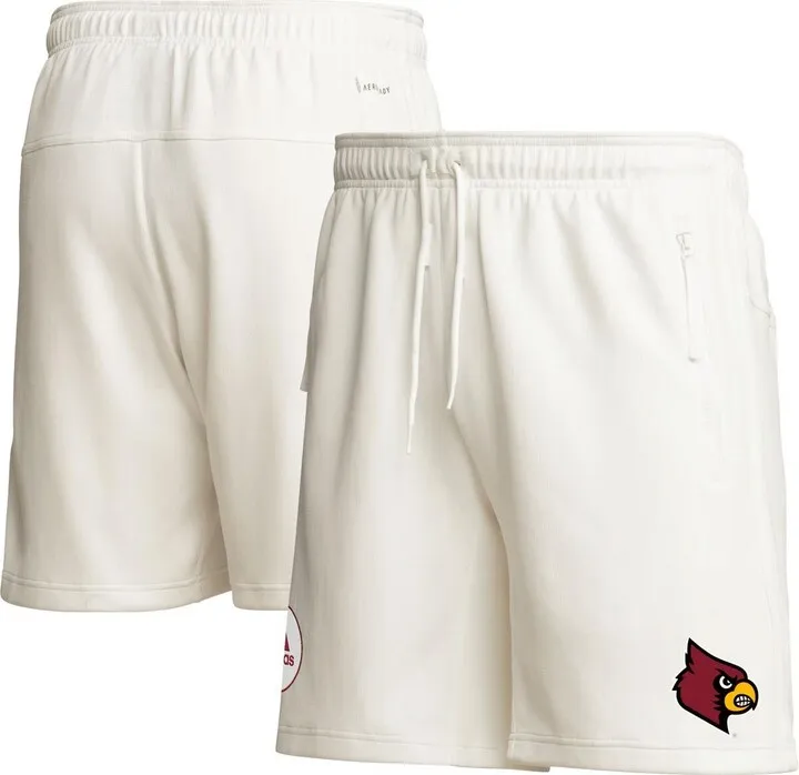 Men's adidas Cream Louisville Cardinals Zero Dye Aeroready Shorts