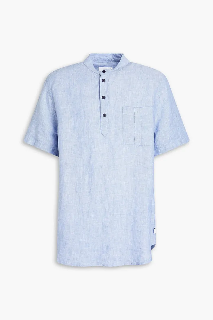 Linen-chambray shirt