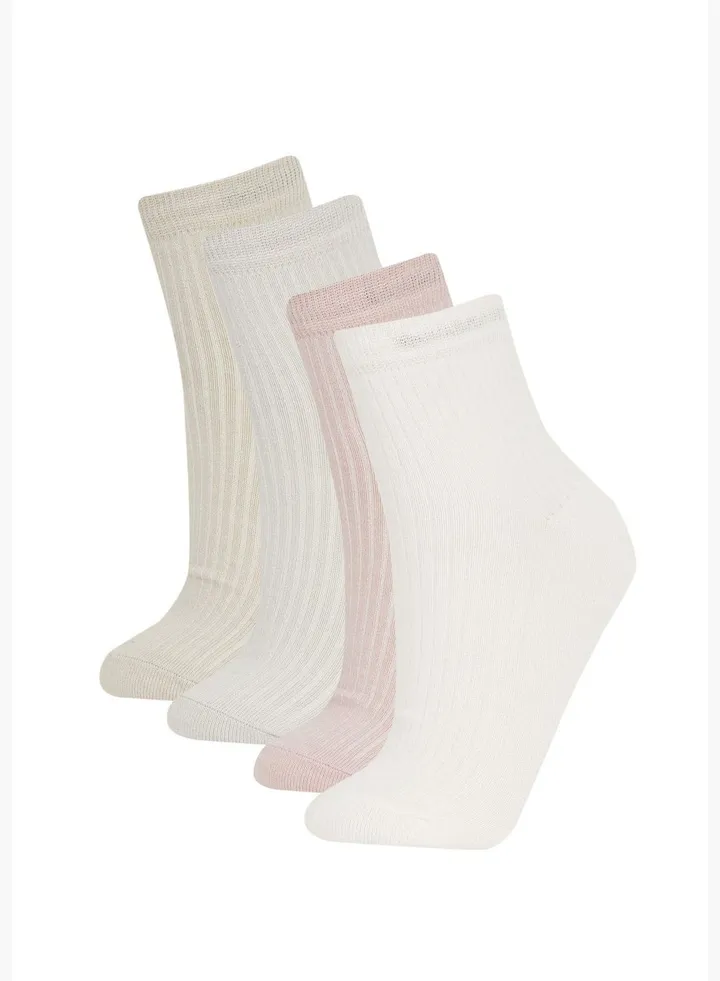 5 Pack Woman Mid Cut Socks