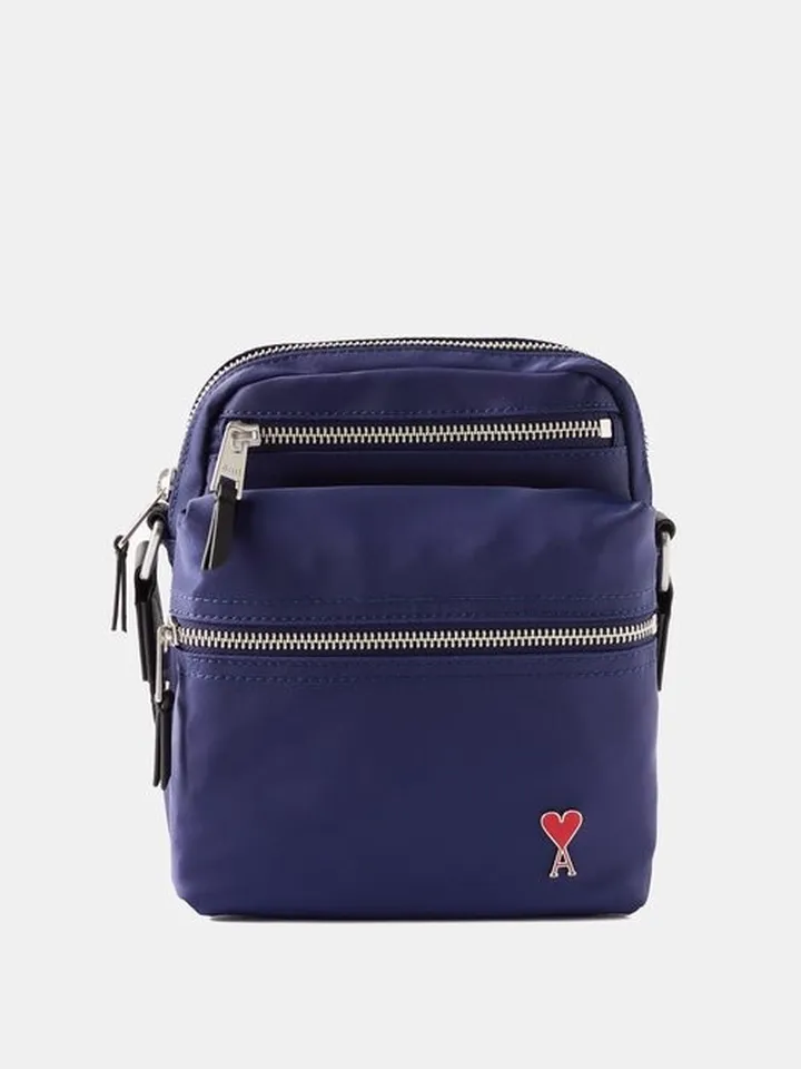 Ami De Cœur-logo Canvas Cross-body Bag