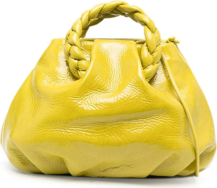 Bombon crinkled tote bag