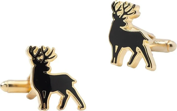 Stag Deer Gold Cufflinks