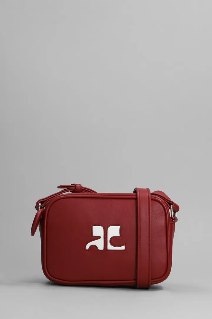 Shoulder Bag In Red Leather