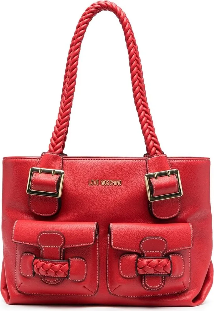 Braid-Detail Shoulder Bag