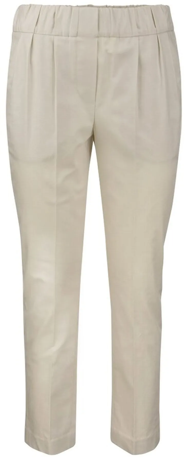 Brunello Cucinelli Cropped Pleated Trousers