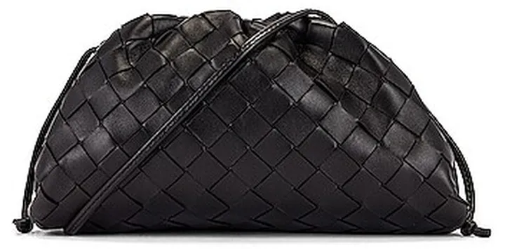 Bottega Veneta Mini Pouch Crossbody Bag in Black