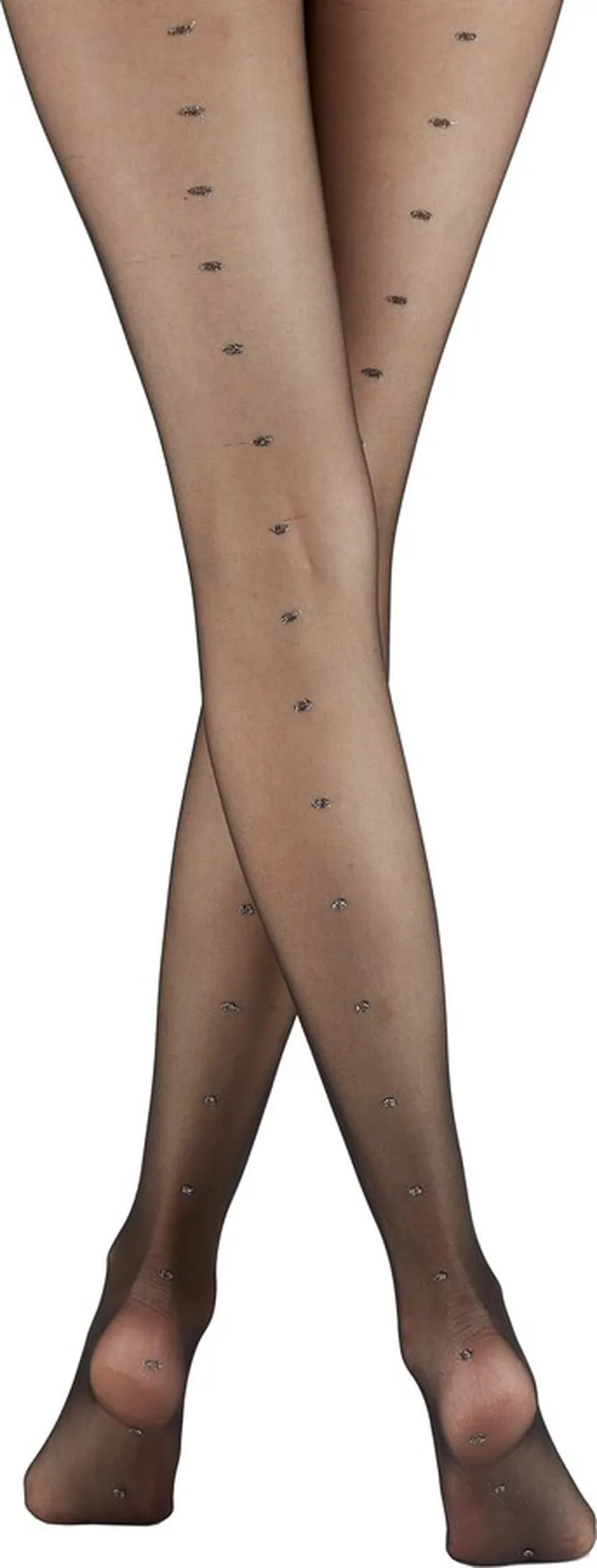 Sparkly Spot Seamed Tights