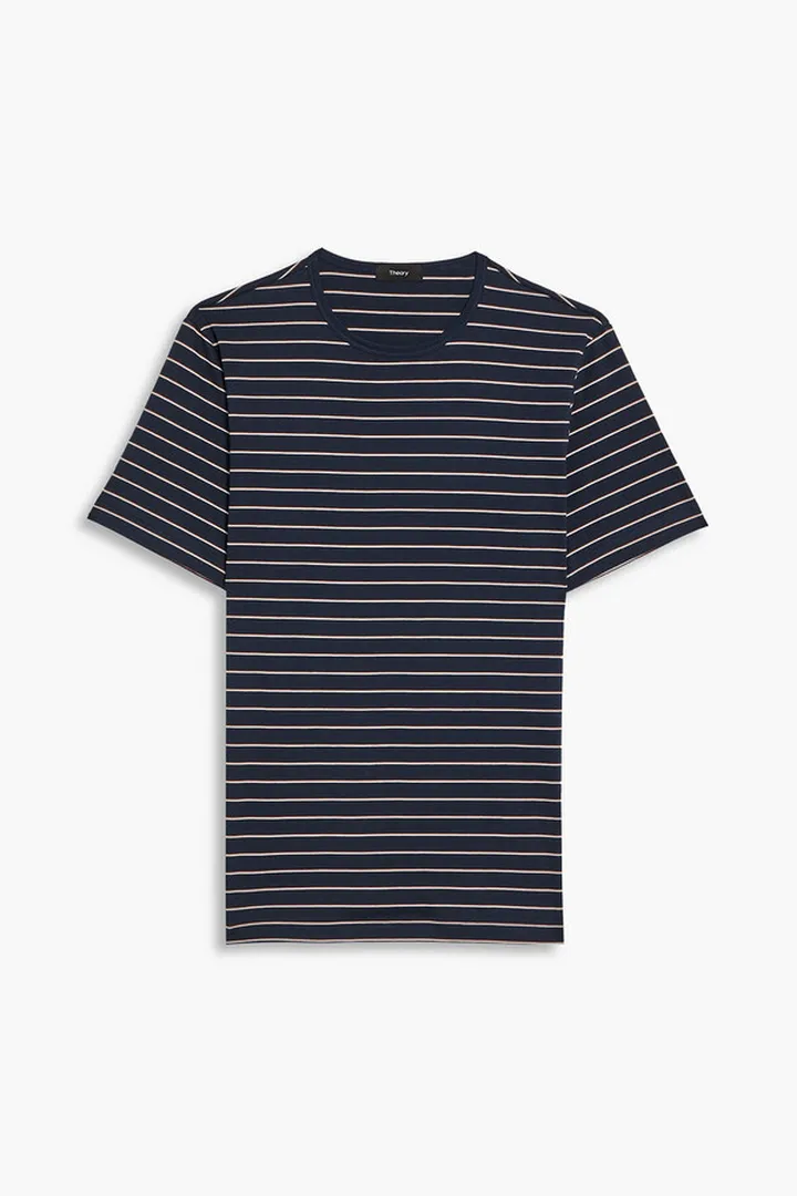 Striped Pima cotton-jersey T-shirt