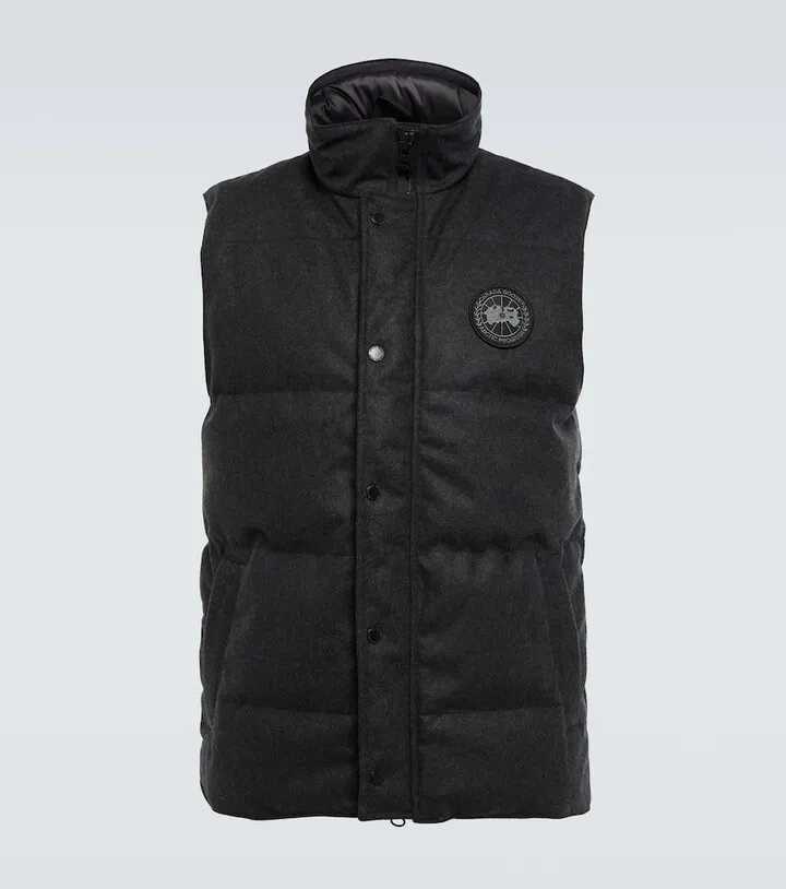 Garson wool-blend vest
