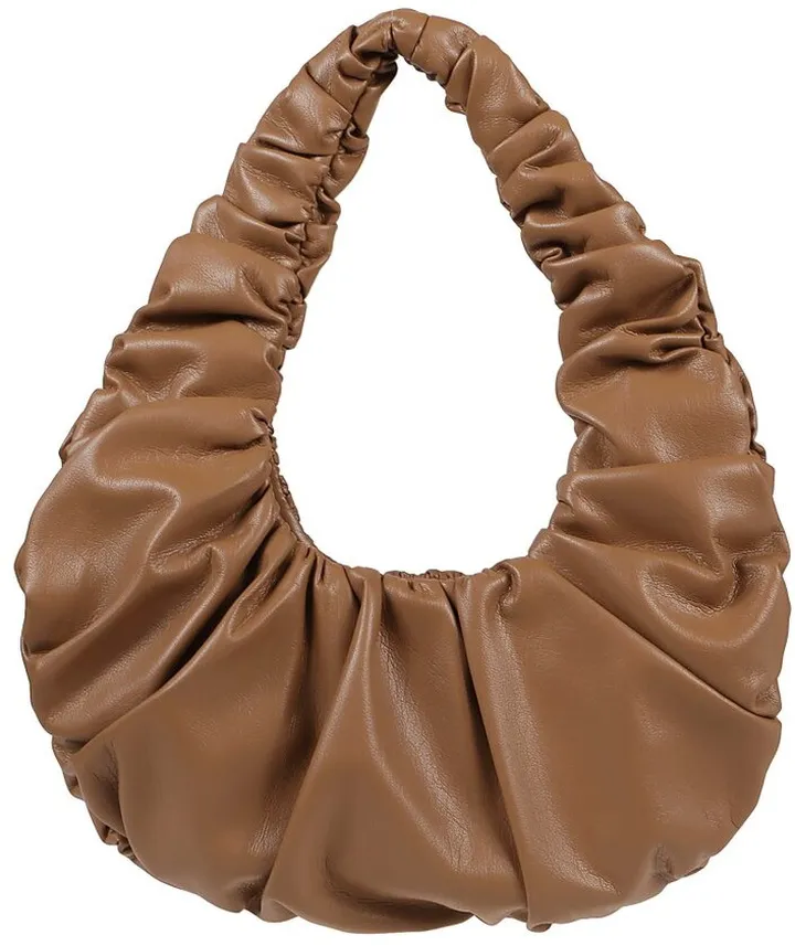 Nanushka Ruched Zipped Shoulder Bag