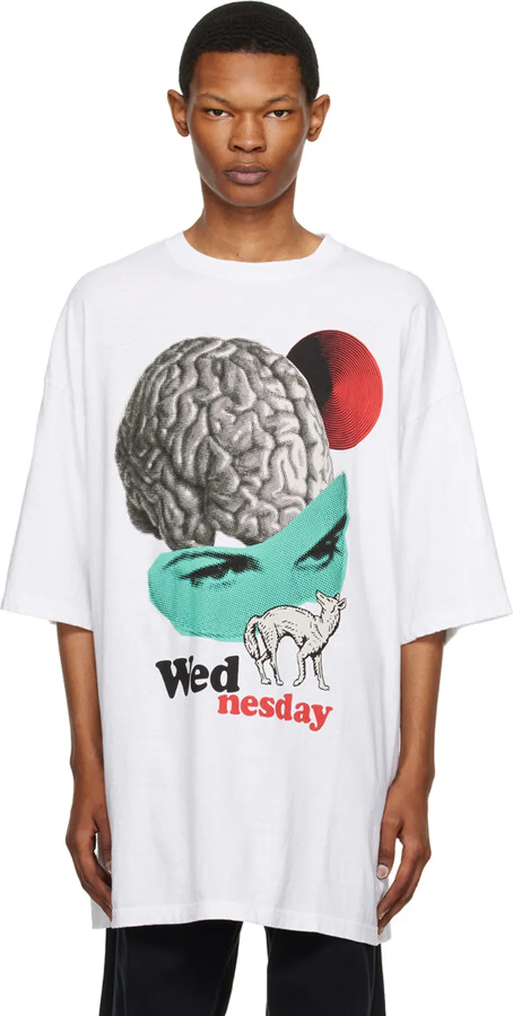 UNDERCOVER White 'Wednesday' T-Shirt