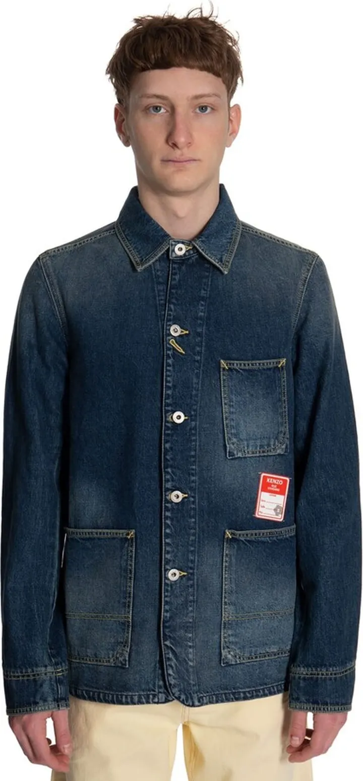 Dark Stone Workwear Denim Jacket