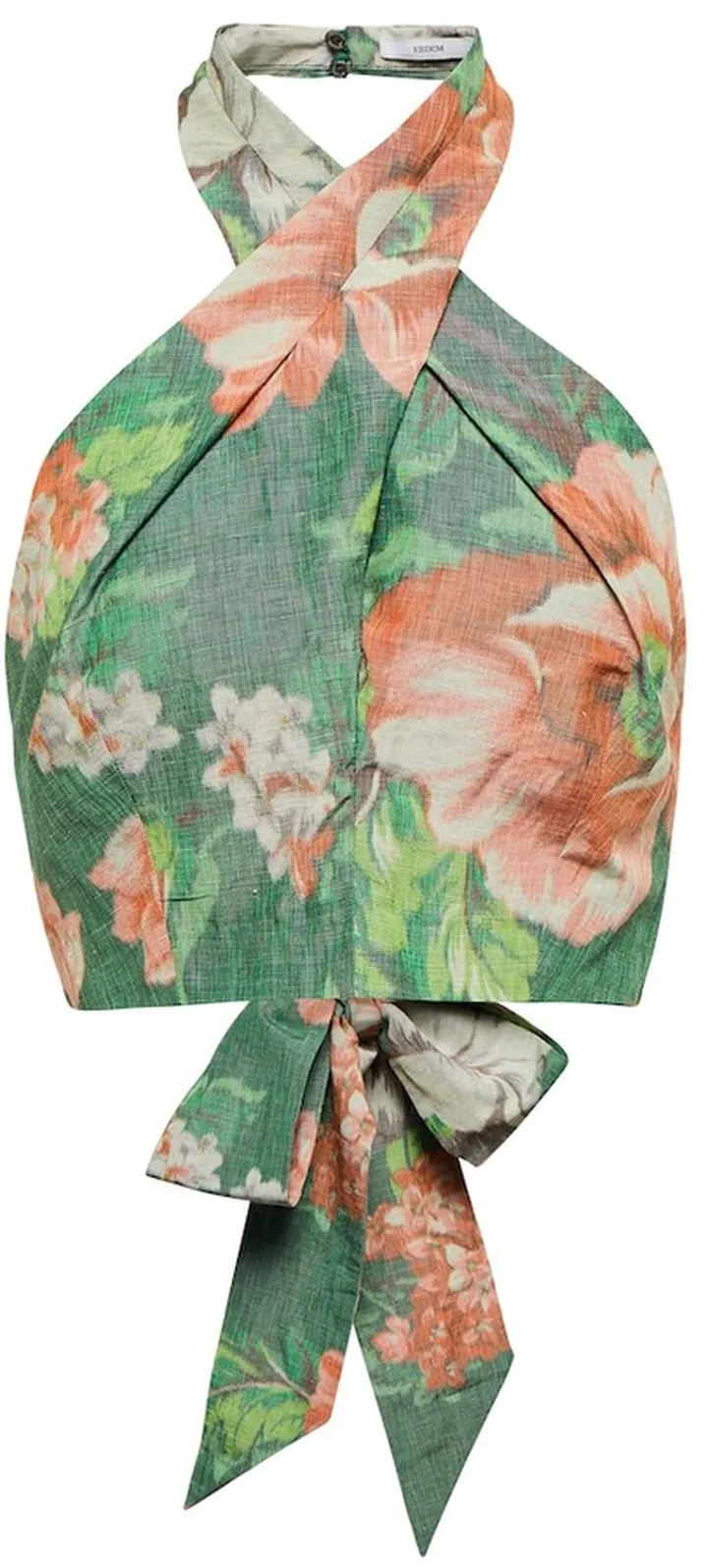 Luna floral halterneck top