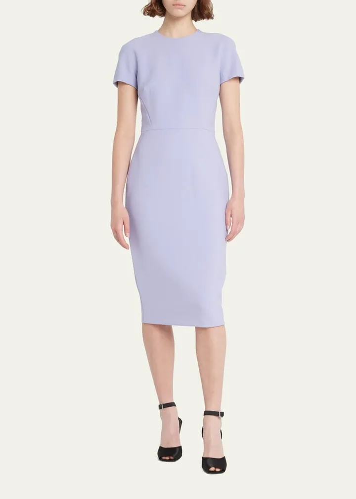 Fitted Midi T-Shirt Dress