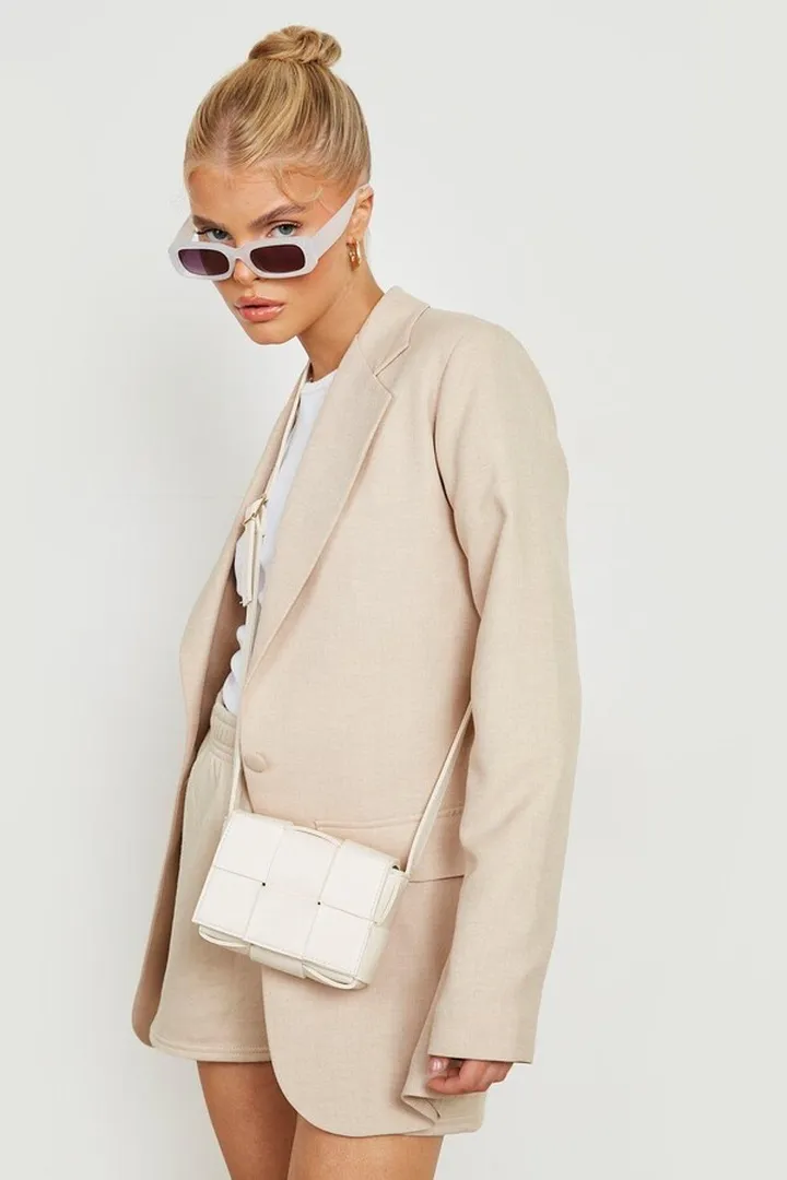 Woven Cross Body Bag