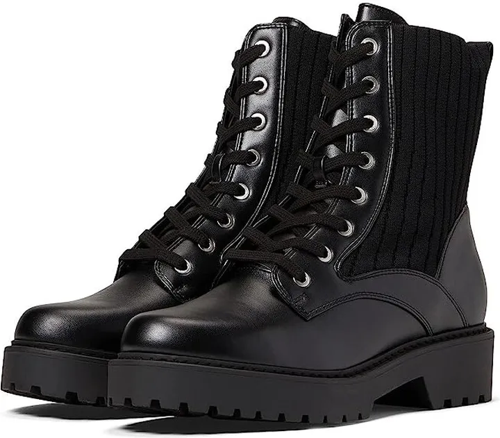 Calvin Klein Samica (Black) Women's Lace-up Boots