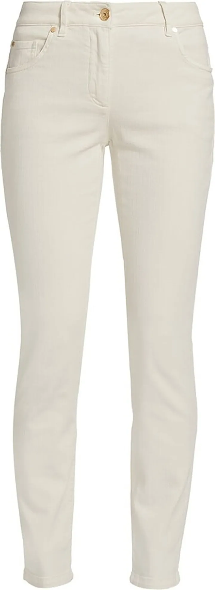 Garment-Dyed Skinny Pants