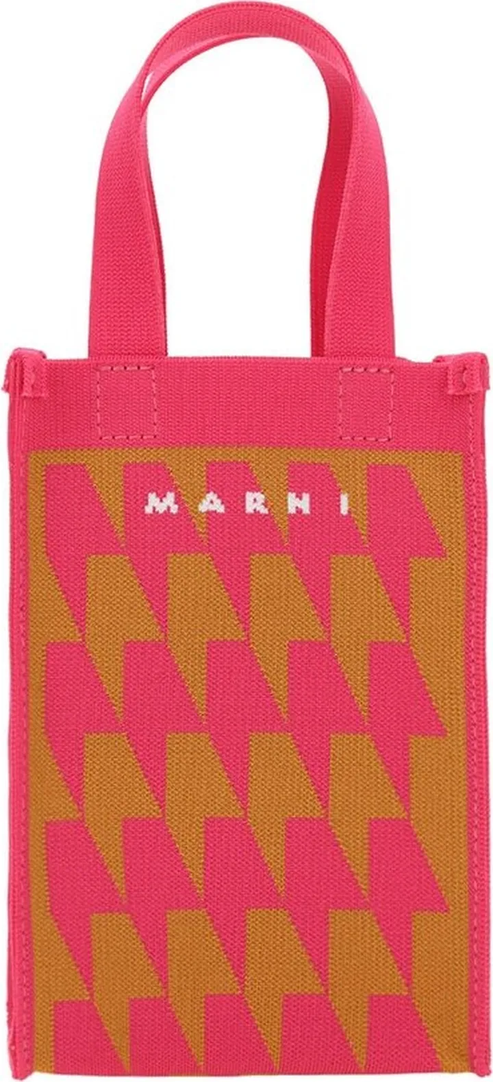 Marni Logo Detailed Strapped Tote Bag