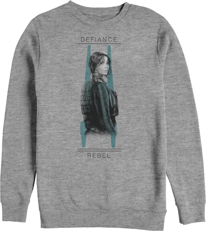 Men's Star Wars Rogue One yn Defiance U-Wing Stance Sweatshirt - Athletic Heather - Medium