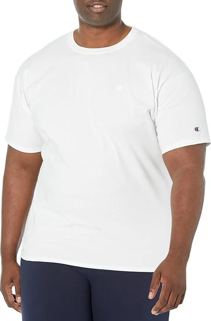 Champion Classic Jersey Tee (White) Men's T Shirt