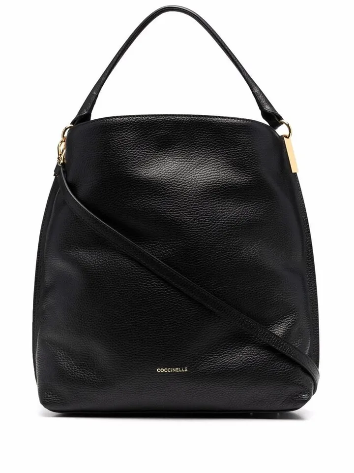 Embossed-Logo Detail Tote Bag