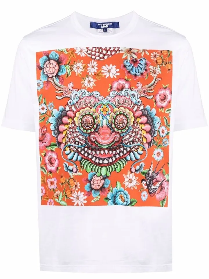 dragon print T-shirt