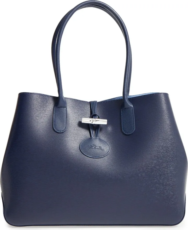 Roseau Leather Shoulder Tote