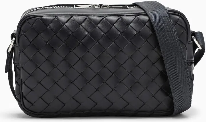 Space Blue Intrecciato Camera Bag