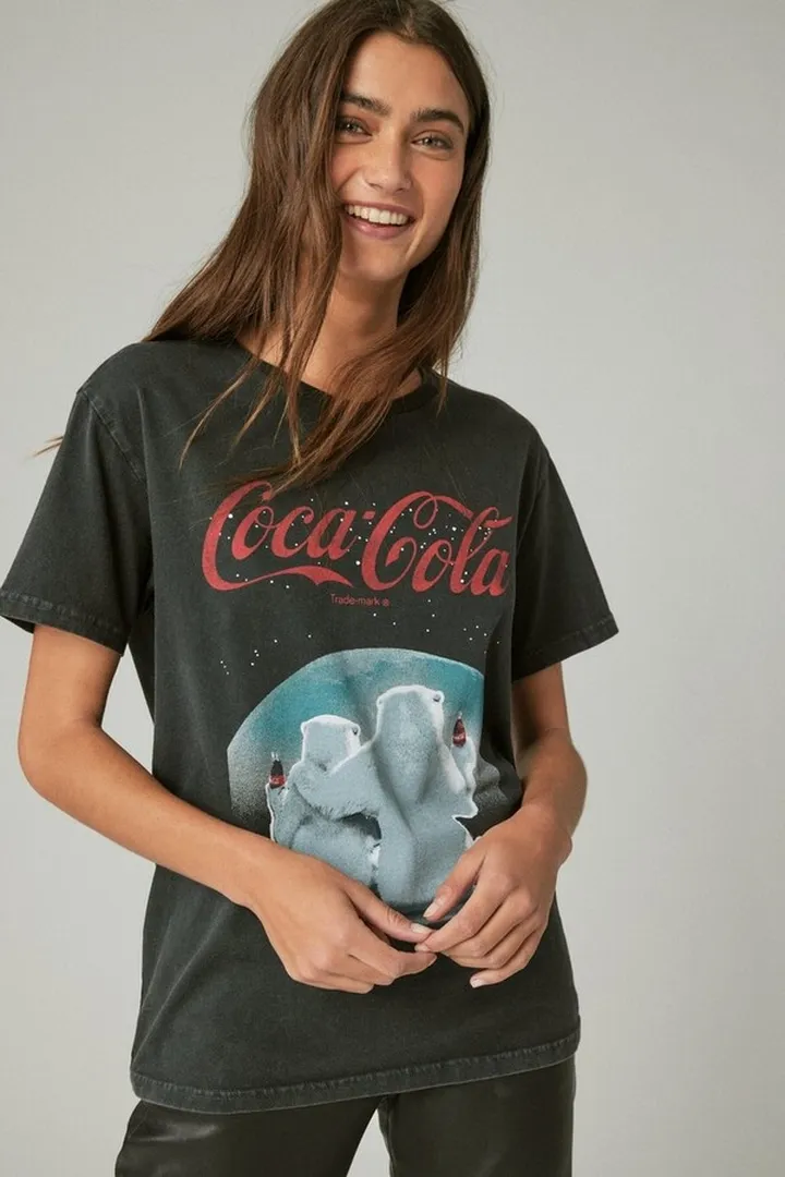 Polar Bear Coca Cola Boyfriend Tee