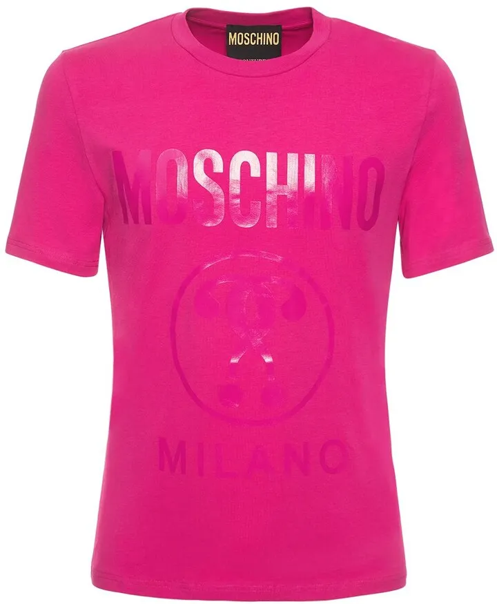 Logo print cotton jersey t-shirt