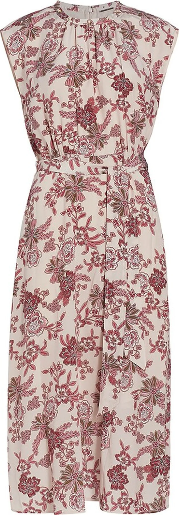 Xynia Field Silk Midi-Dress