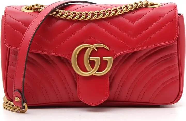 Gucci GG Marmont Small Matelassé Shoulder Bag