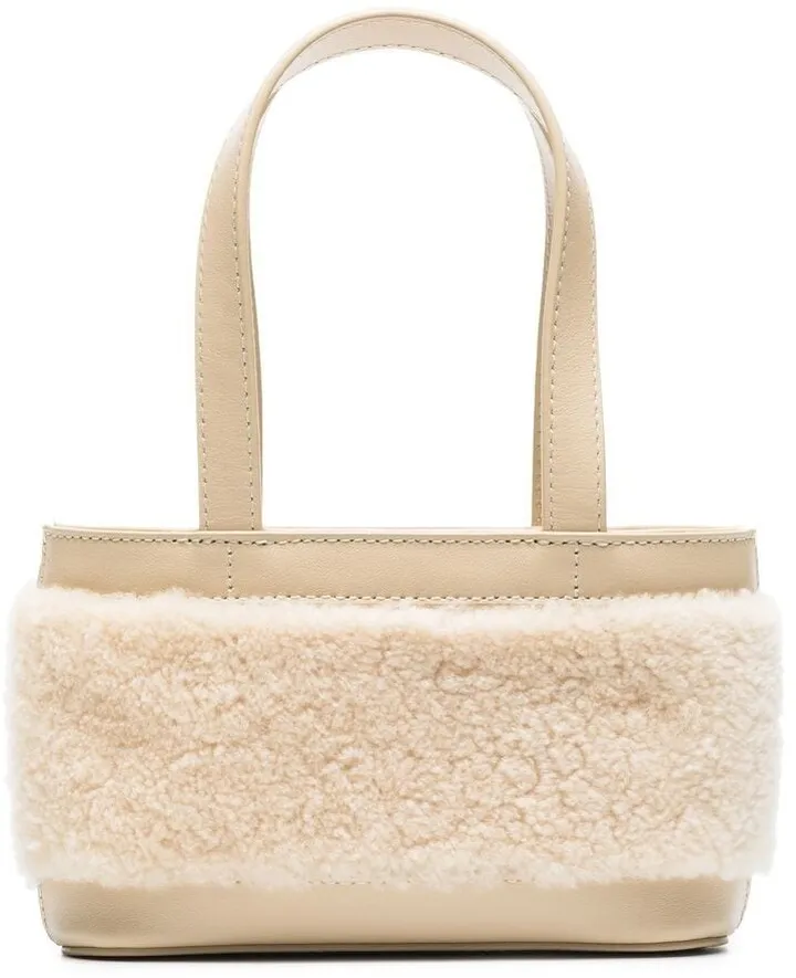 Harper shearling mini bag