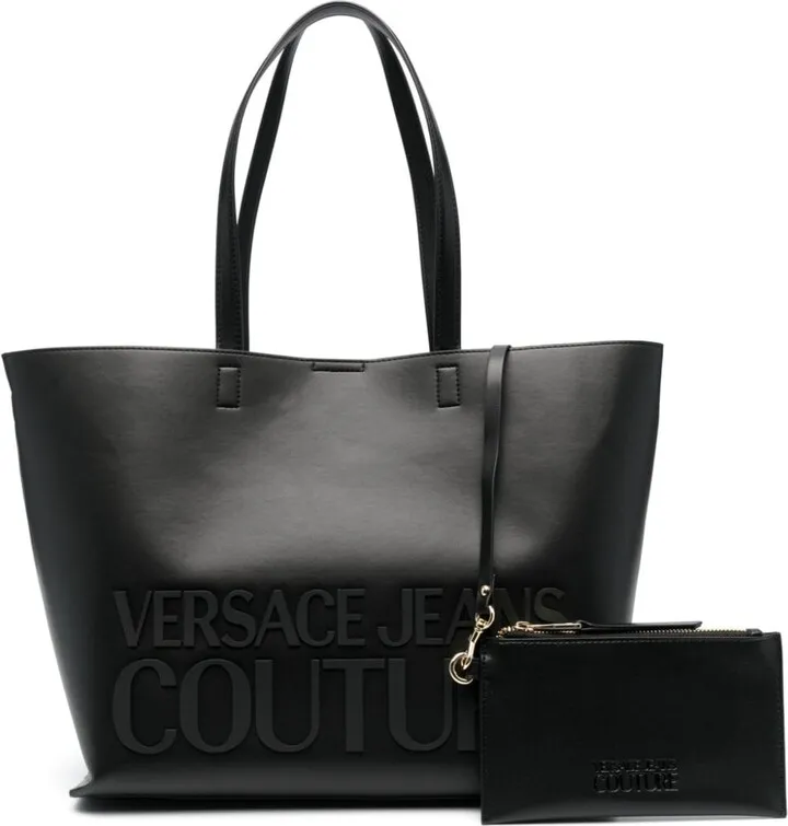 Logo-Embossed Shoulder Bag