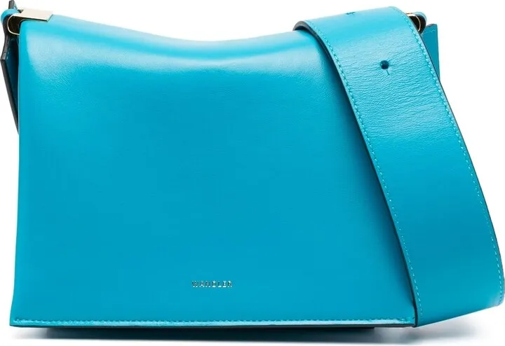 Uma logo-print shoulder bag