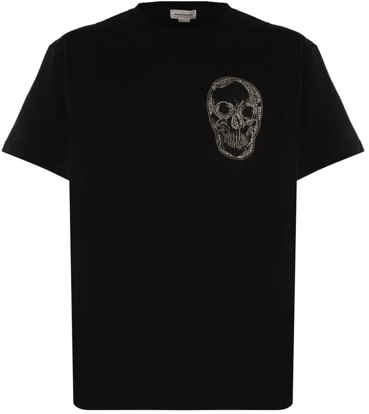 Alexander McQueen Skull Detailed Crewneck T-Shirt