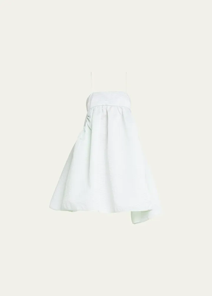 Stria Matelasse Bandeau Dress