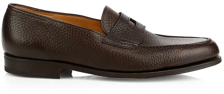 Lopez Grain Leather Loafers