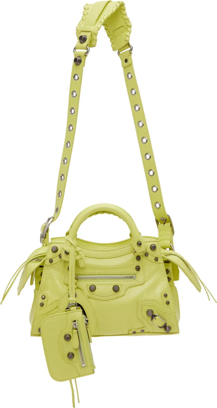 Balenciaga Yellow XS Neo Cagole Bag
