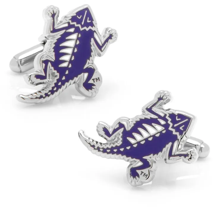 TCU Horned Frogs Cuff Links