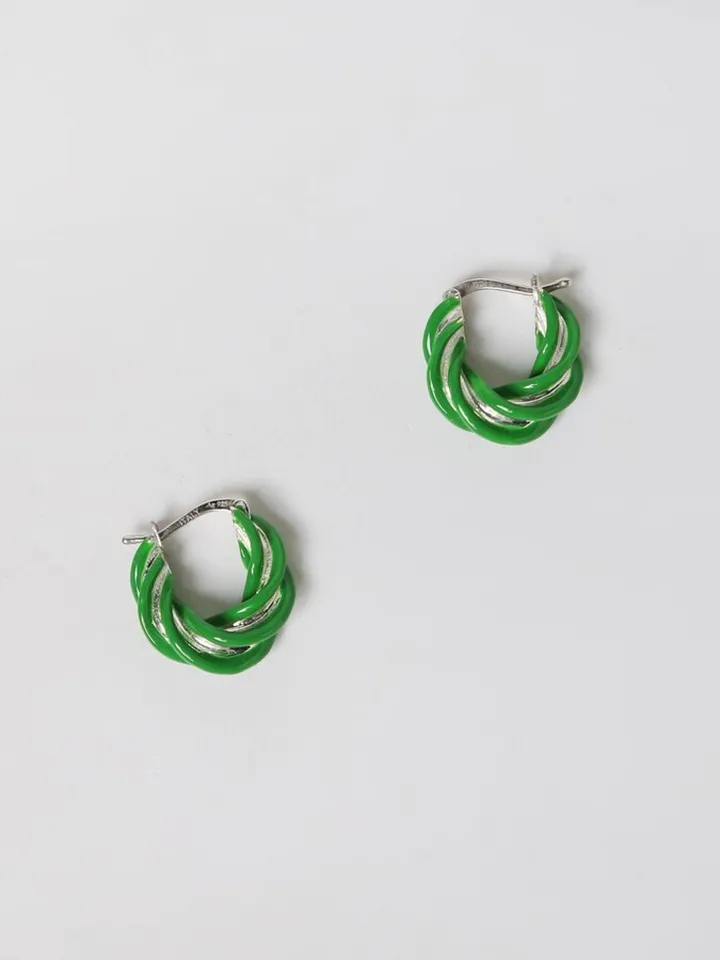 Pillar Bottega Veneta earrings in 925 silver
