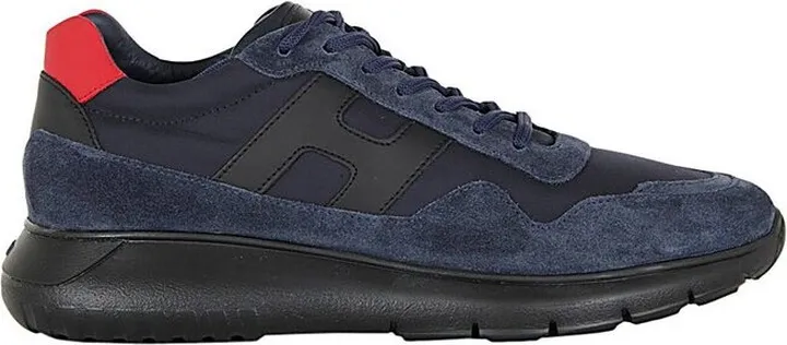 Hogan Panelled Lace-Up Sneakers