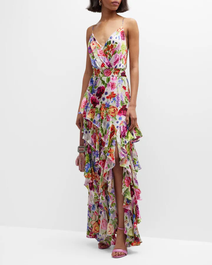 Floral Hayden Ruffled Maxi Dress