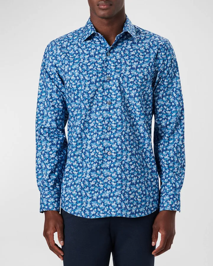 Men's Liberty Berry-Print Sport Shirt
